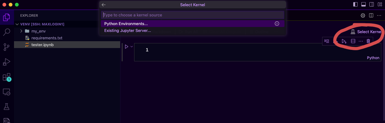 Kernel selection